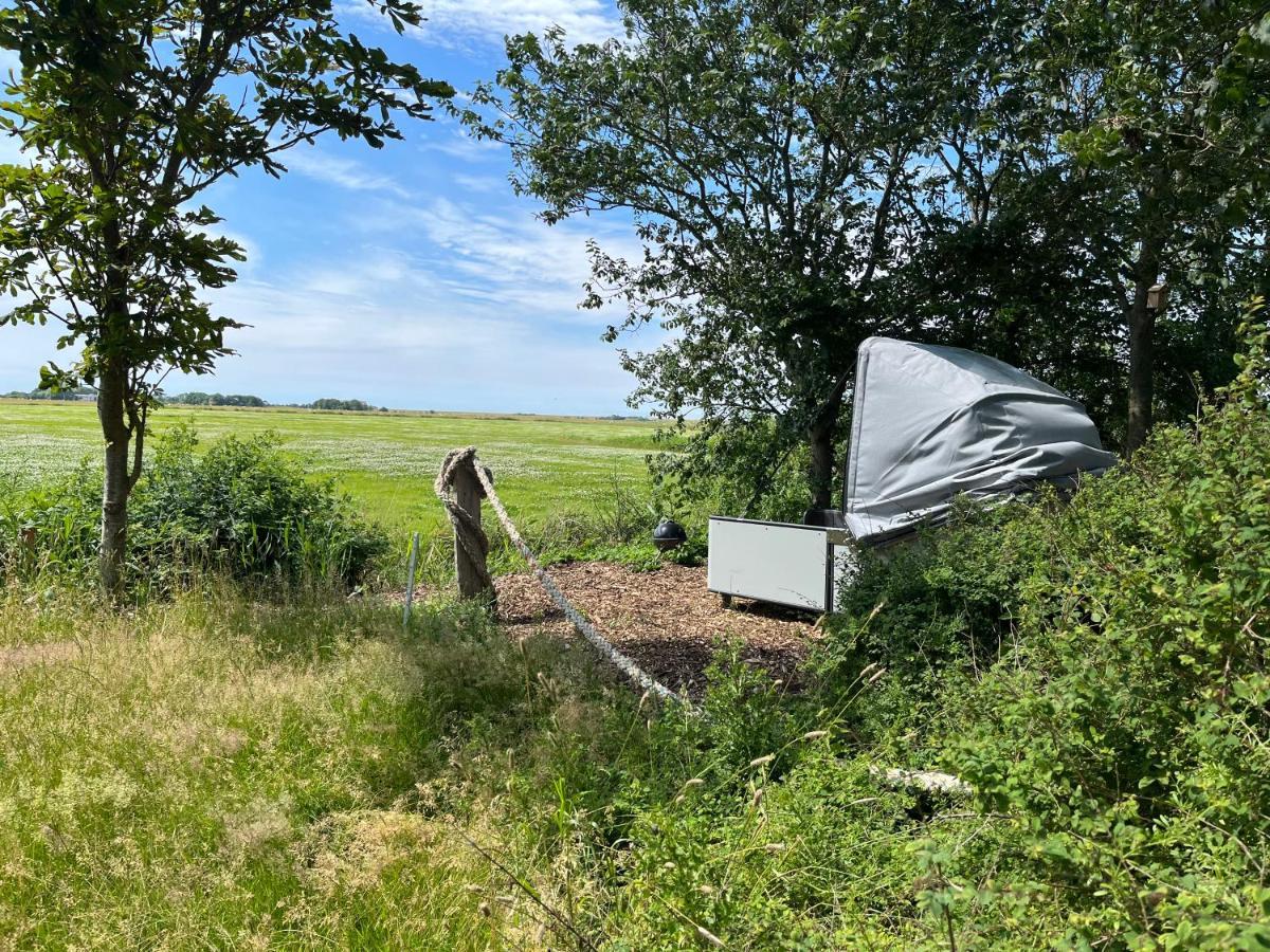 Hof Steinhuetten Schlafstrandkorb Westerhever Esterno foto